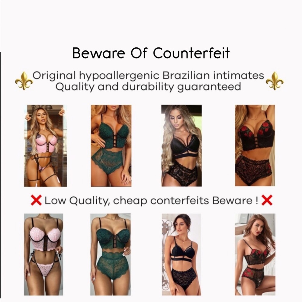 Bisous Sweetheart Demi longline  bra & cheeky panty set - Picture 12 of 13